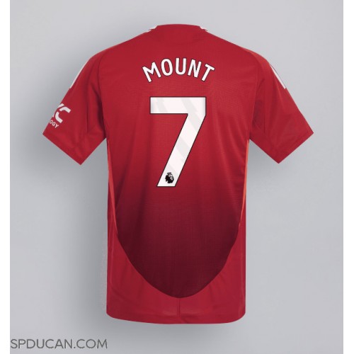 Muški Nogometni Dres Manchester United Mason Mount #7 Domaci 2024-25 Kratak Rukav